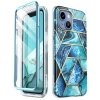 Supcase Cosmo Etui 360 z Ochroną Ekranu do iPhone 14 Plus / 15 Plus Oceaniczny Błękit